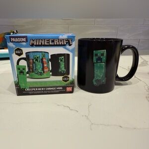 Minecraft Creeper temperature changing mug